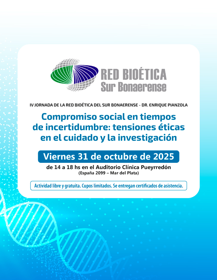 Abierta la Inscripción - Jornada: «Compromiso social en tiempos de incertidumbre: tensiones éticas en el ciudadano y la investigación.»